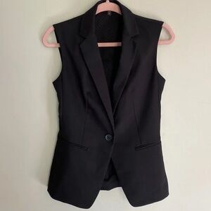 Express Black Sleeveless Vest